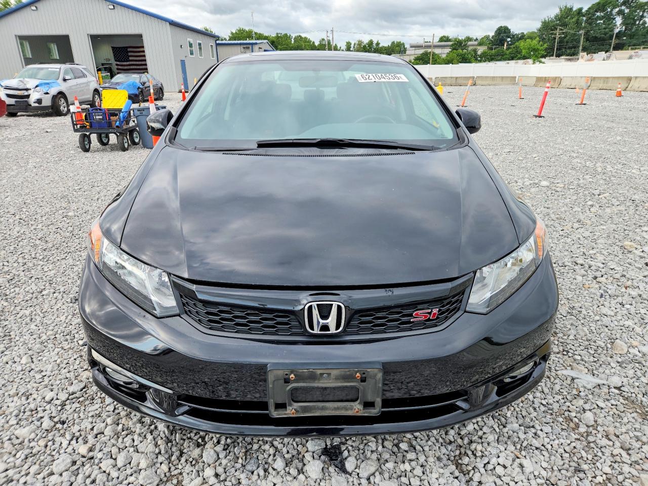 2012 Honda Civic Si Black vin: 2HGFB6E53CH702505