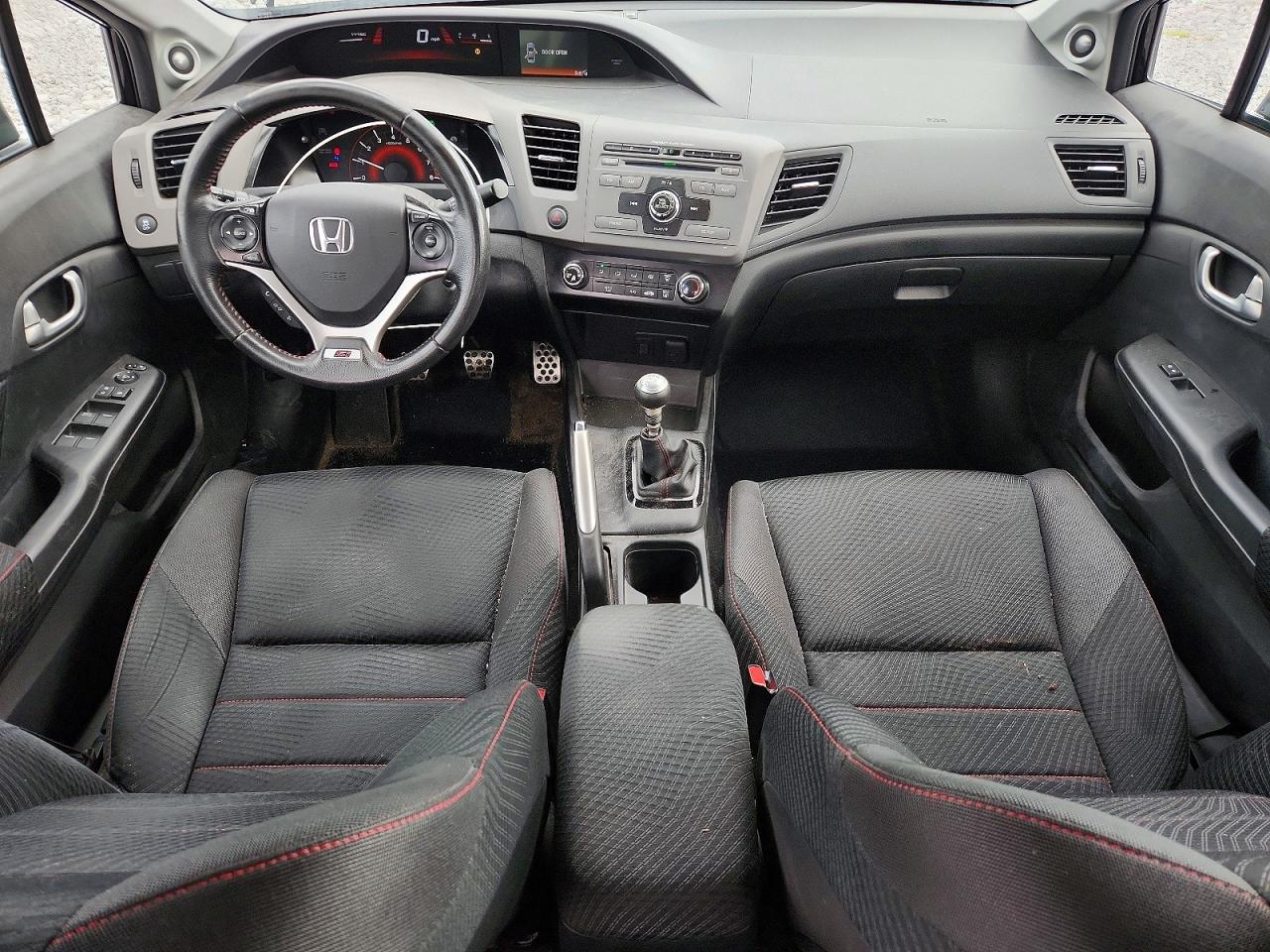 2012 Honda Civic Si Black vin: 2HGFB6E53CH702505
