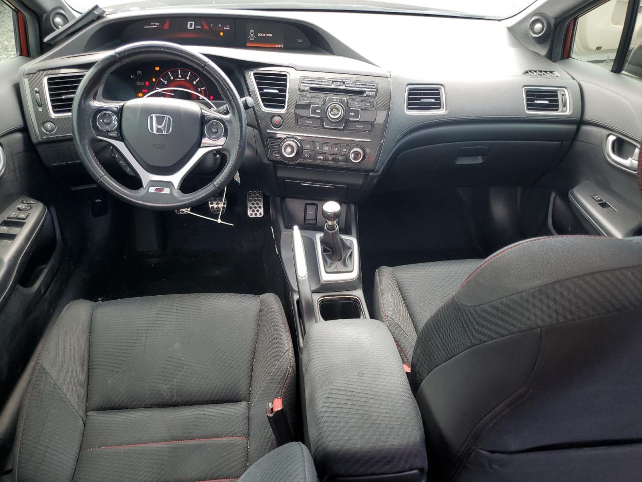 2013 Honda Civic Si Burgundy vin: 2HGFB6E53DH700898