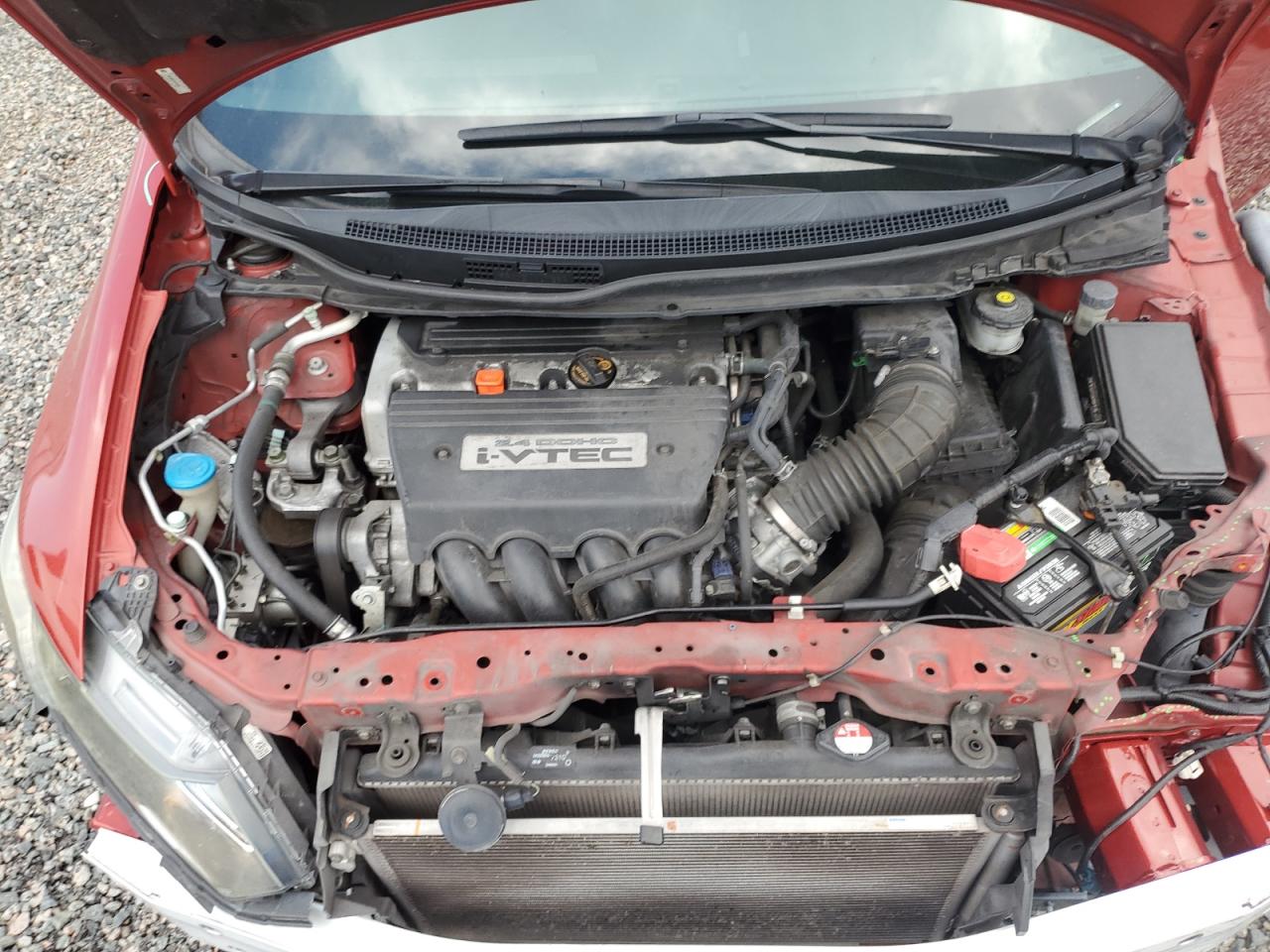 2013 Honda Civic Si Burgundy vin: 2HGFB6E53DH700898