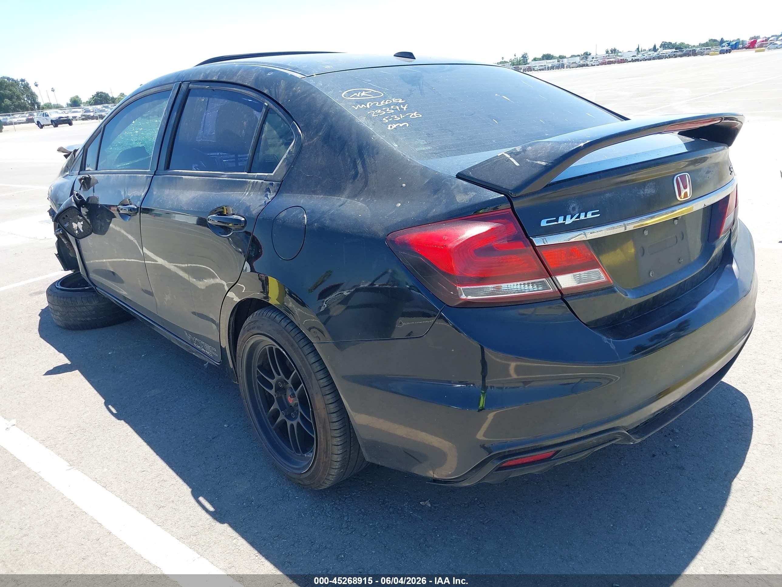 2013 Honda Civic Si Black vin: 2HGFB6E53DH702618
