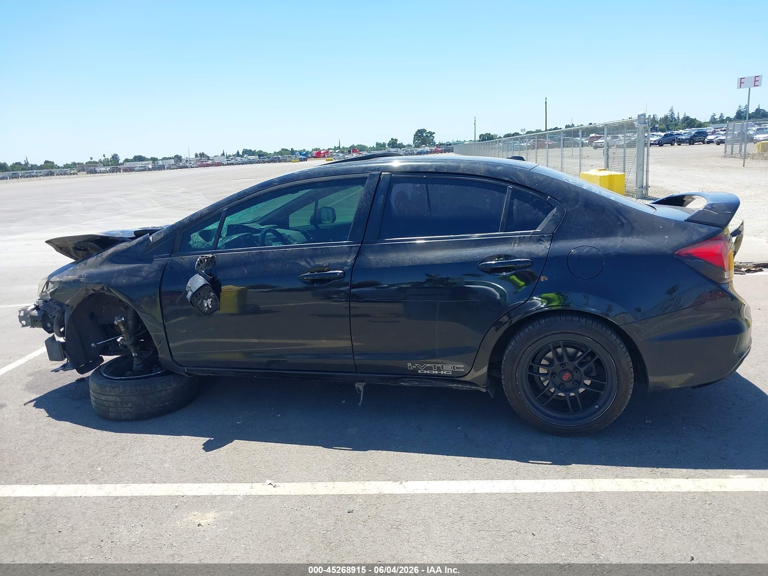 2013 Honda Civic Si Black vin: 2HGFB6E53DH702618