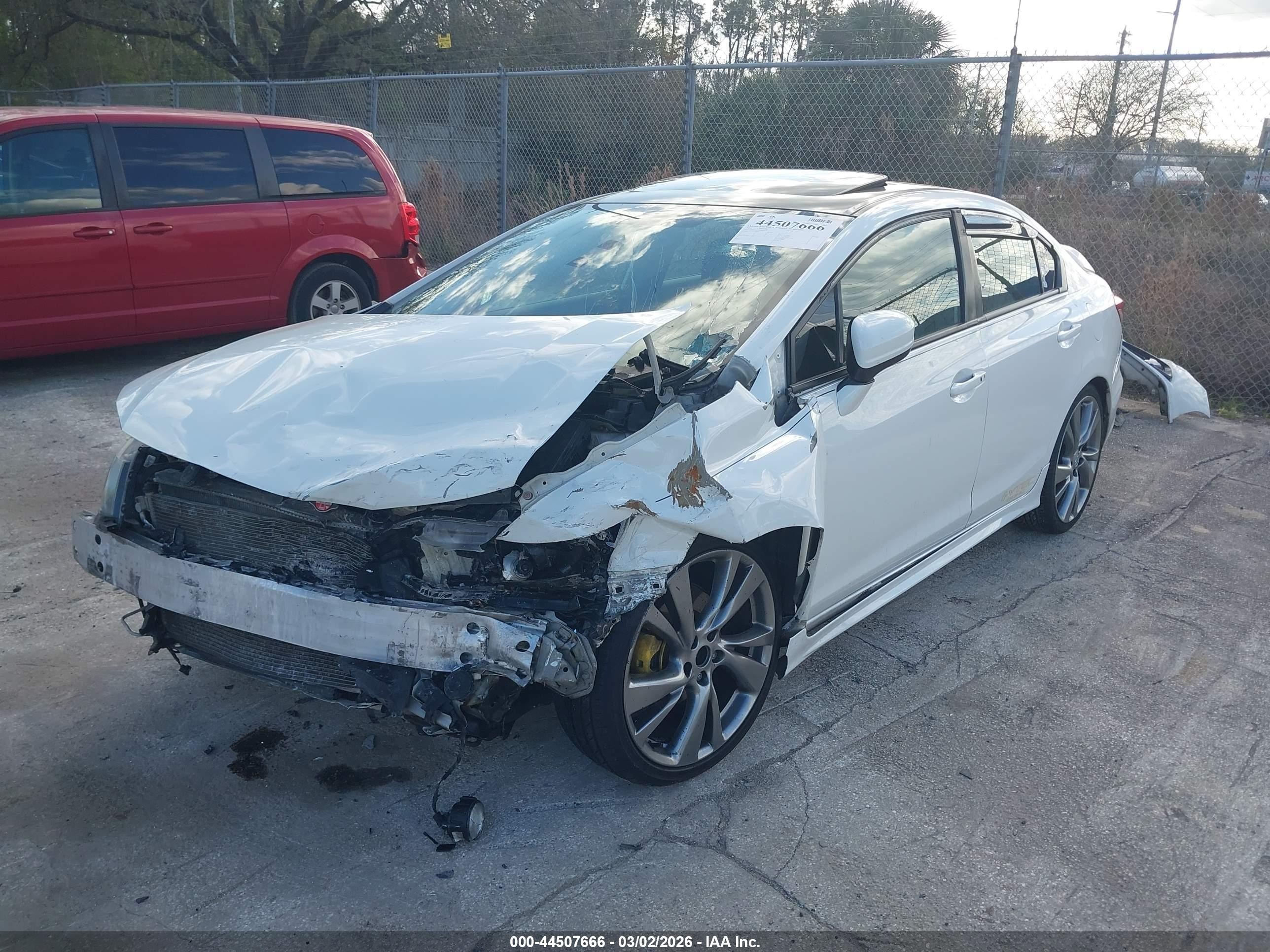 2014 Honda Civic Si White vin: 2HGFB6E53EH700272