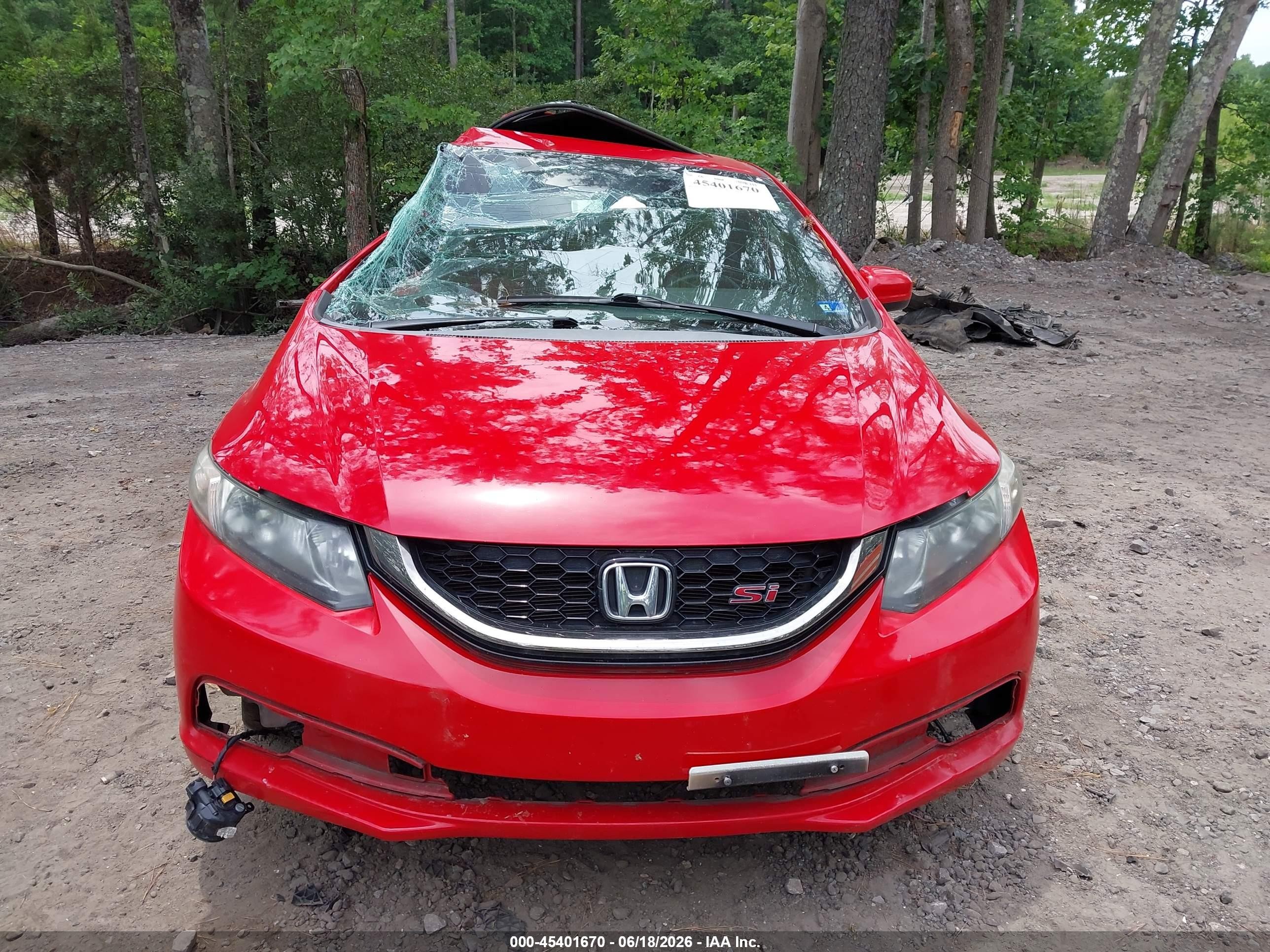 2015 Honda Civic Si Красный vin: 2HGFB6E53FH704954
