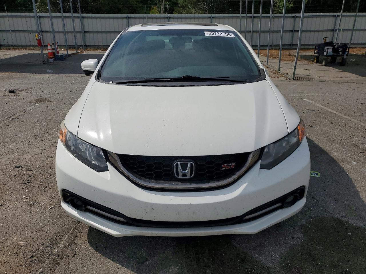 2015 Honda Civic Si White vin: 2HGFB6E53FH707336