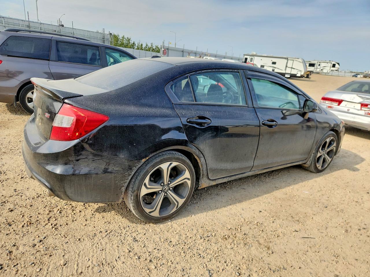 2012 Honda Civic Si Black vin: 2HGFB6E54CH200165