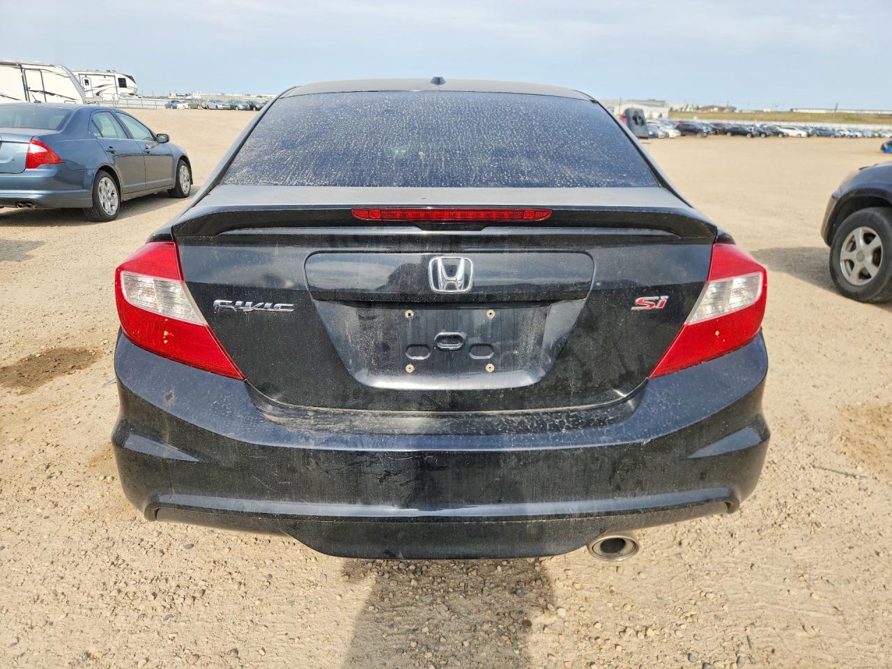 2012 Honda Civic Si Black vin: 2HGFB6E54CH200165