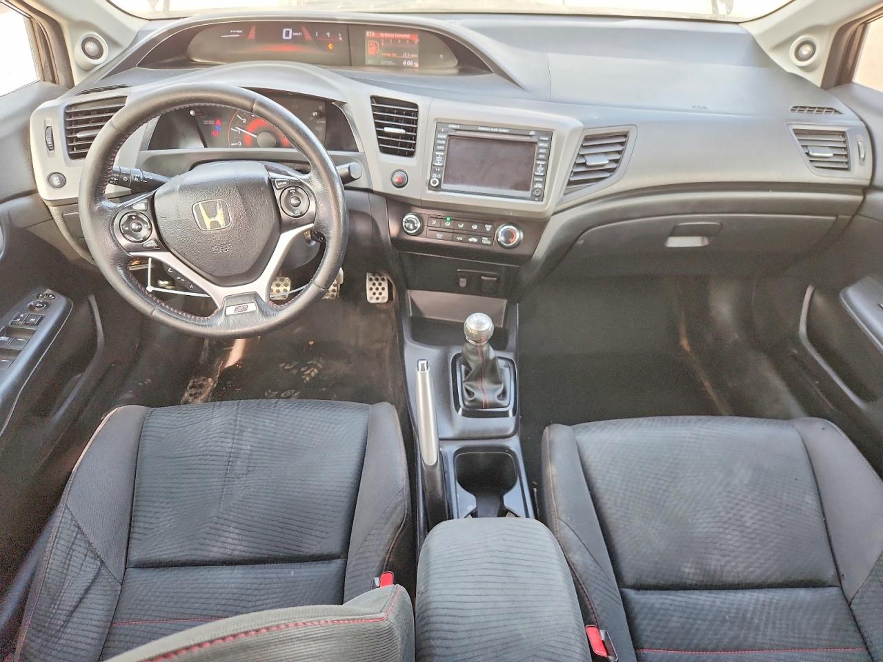 2012 Honda Civic Si Black vin: 2HGFB6E54CH200165