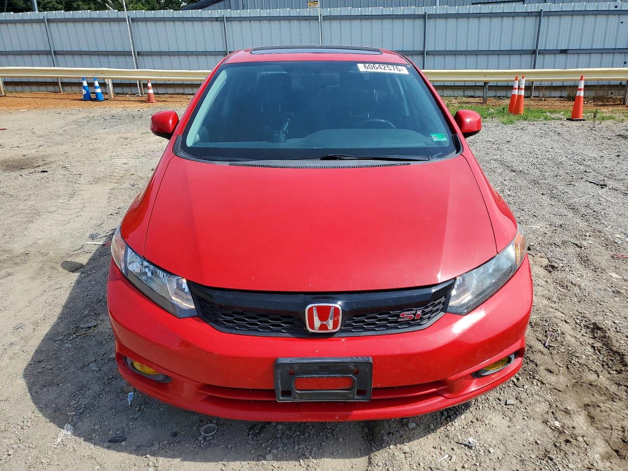 2012 Honda Civic Si Red vin: 2HGFB6E54CH701315