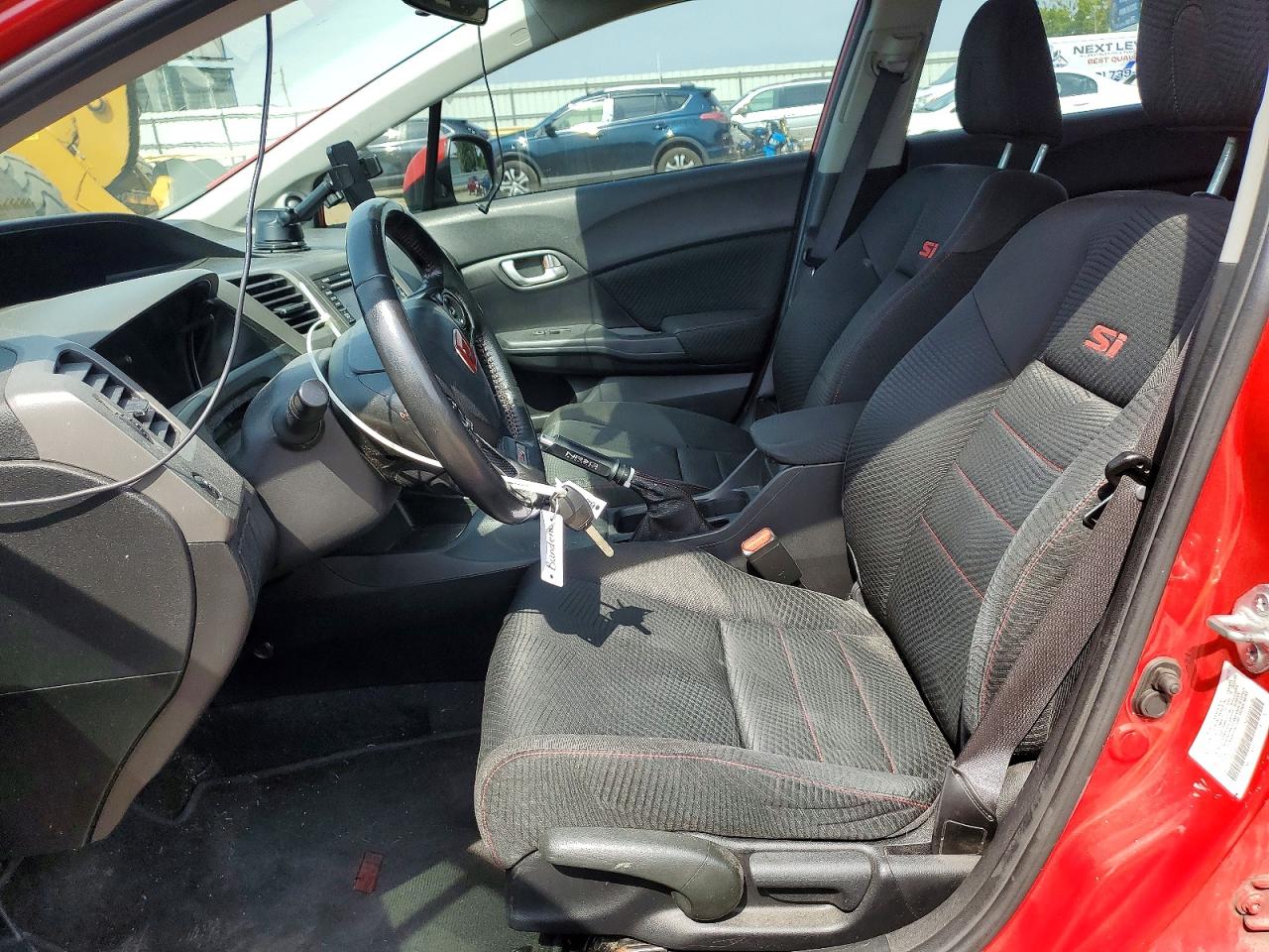 2012 Honda Civic Si Red vin: 2HGFB6E54CH701315