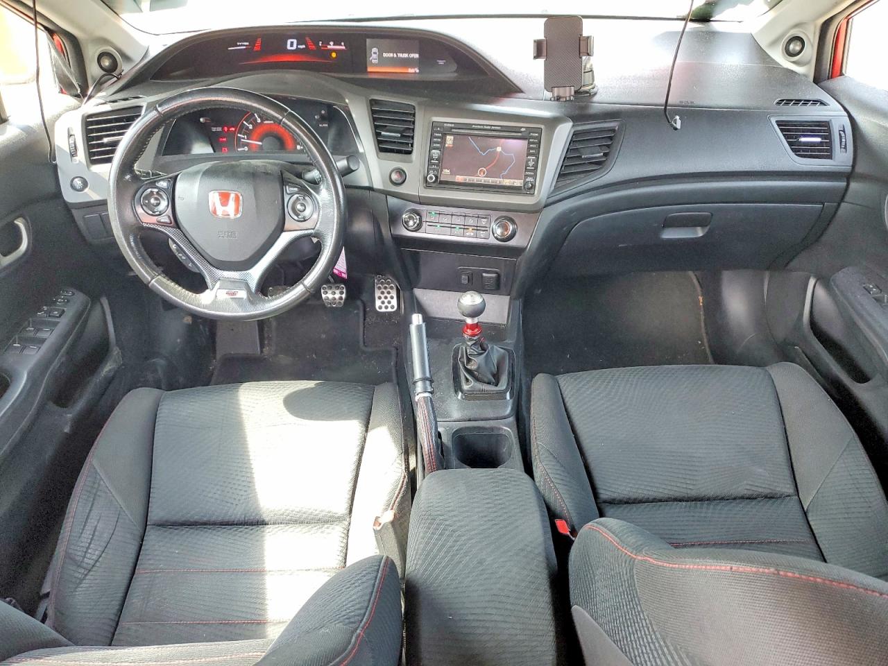 2012 Honda Civic Si Red vin: 2HGFB6E54CH701315
