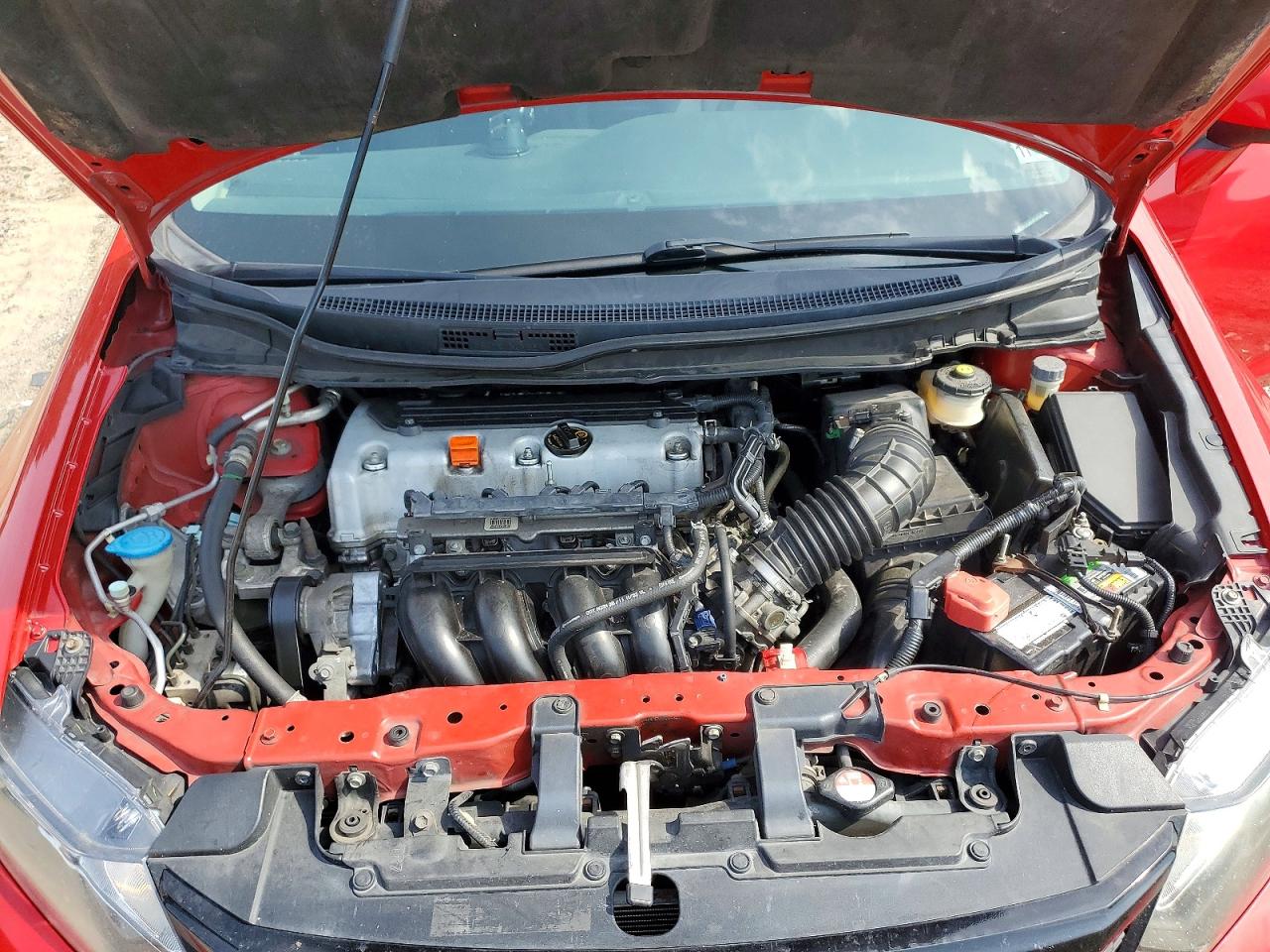 2012 Honda Civic Si Red vin: 2HGFB6E54CH701315