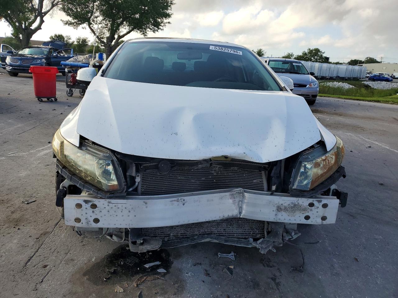 2012 Honda Civic Si White vin: 2HGFB6E54CH703338