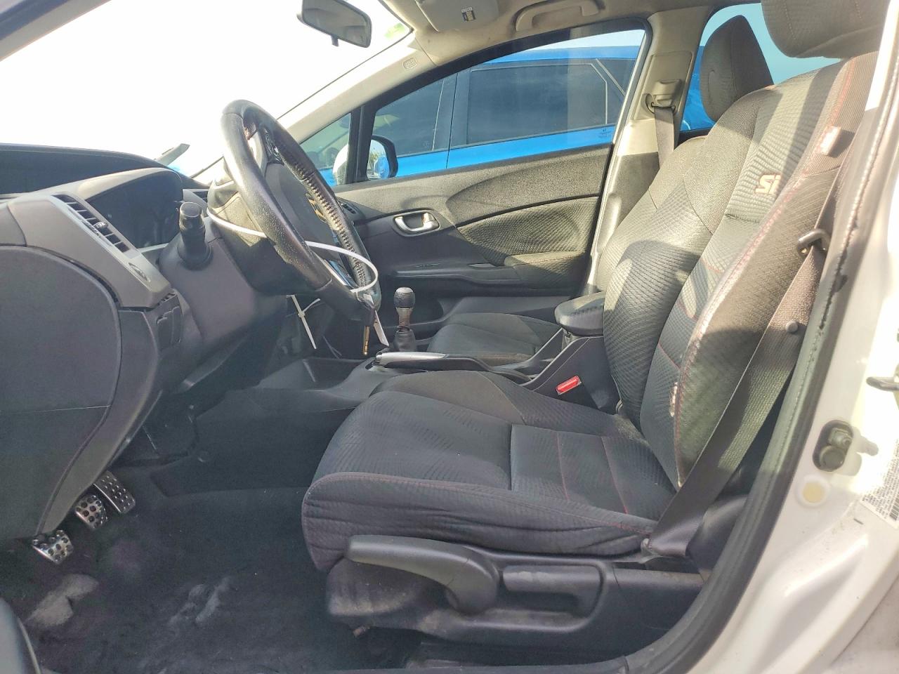 2012 Honda Civic Si White vin: 2HGFB6E54CH703338
