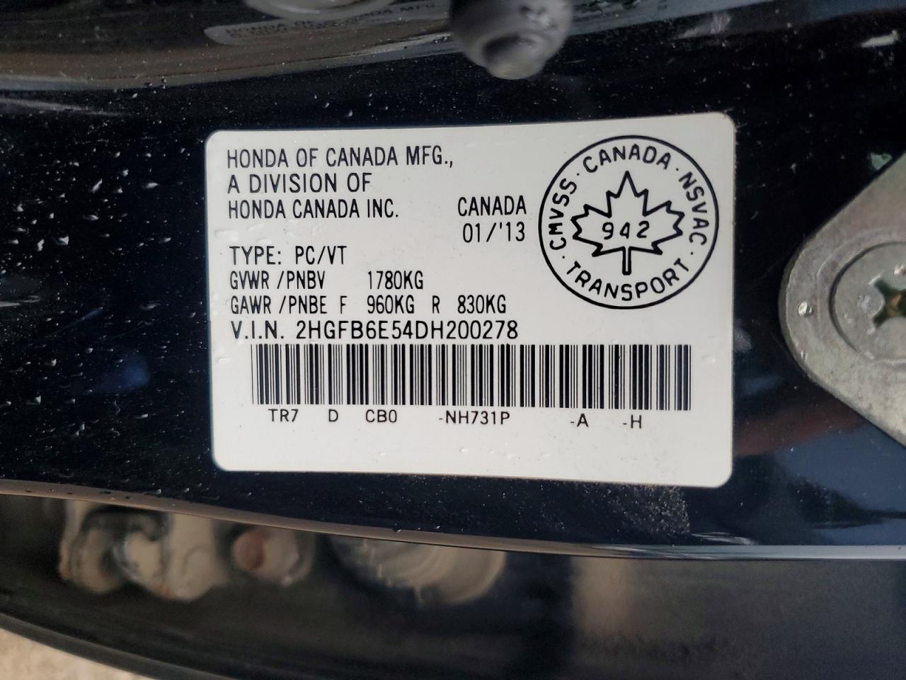 2013 Honda Civic Si Black vin: 2HGFB6E54DH200278