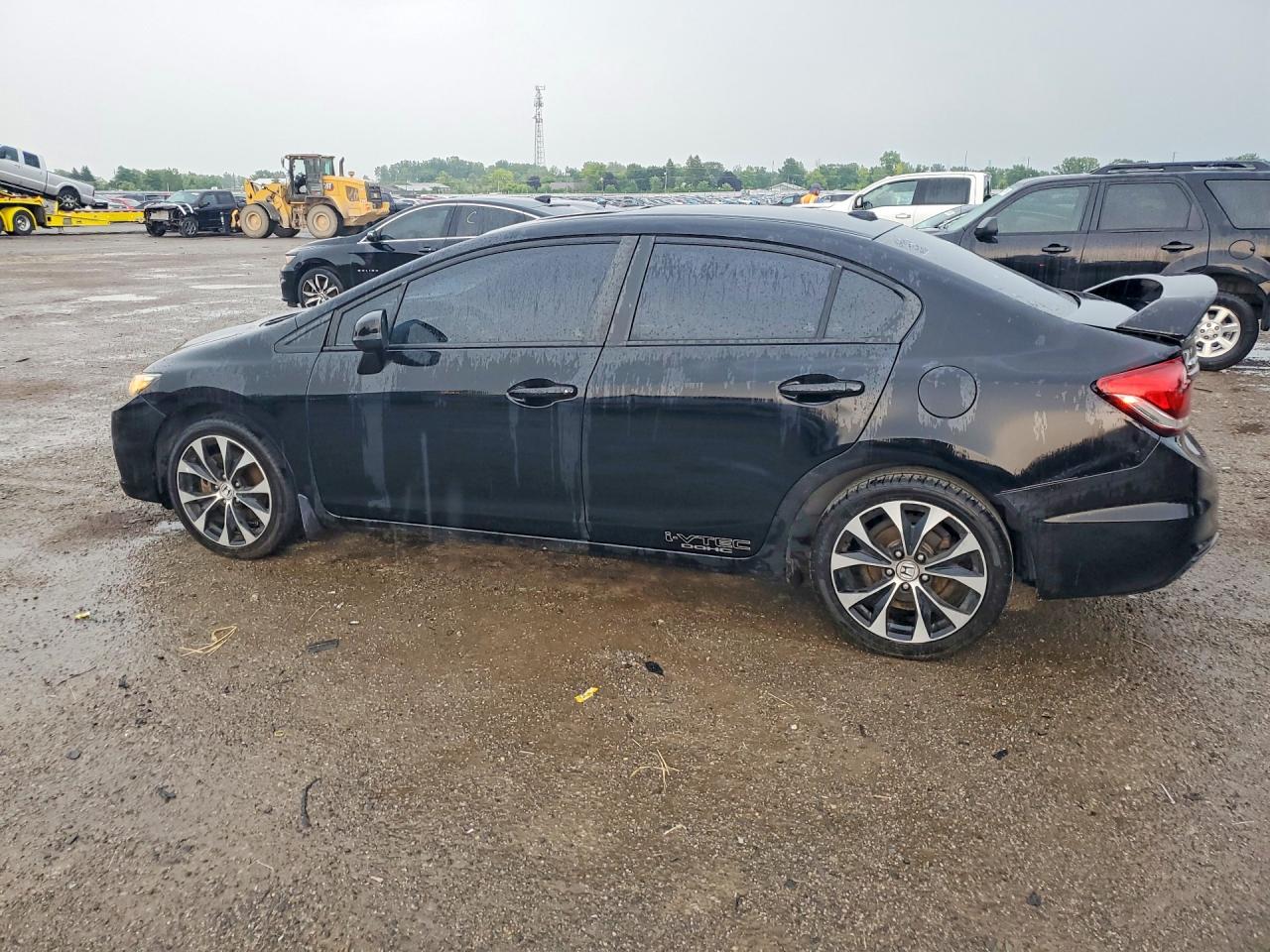 2013 Honda Civic Si Black vin: 2HGFB6E54DH200278