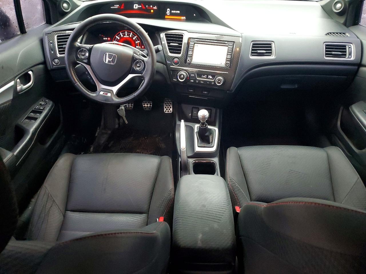 2013 Honda Civic Si Black vin: 2HGFB6E54DH200278