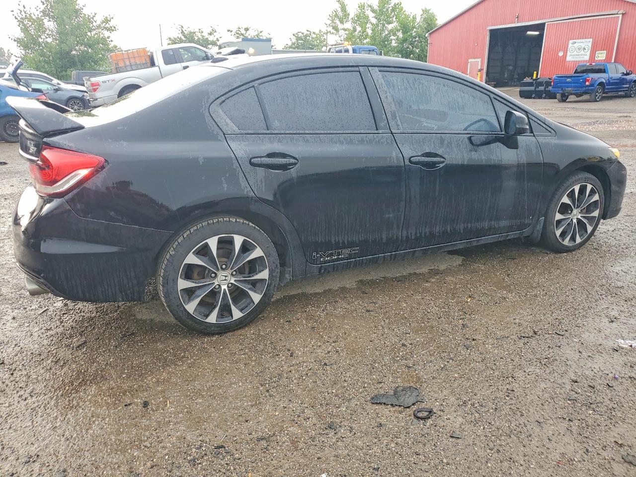 2013 Honda Civic Si Black vin: 2HGFB6E54DH200278