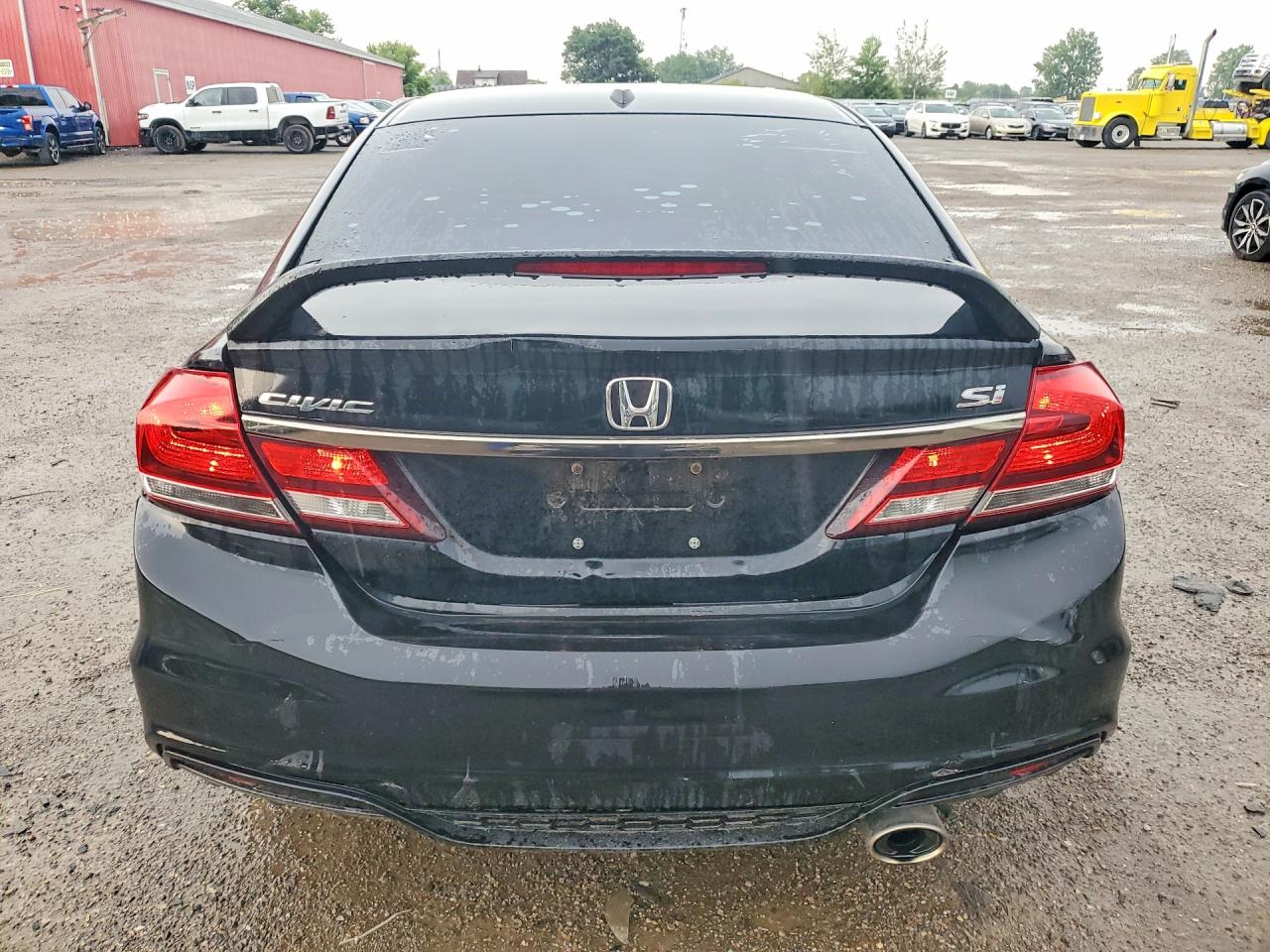 2013 Honda Civic Si Black vin: 2HGFB6E54DH200278
