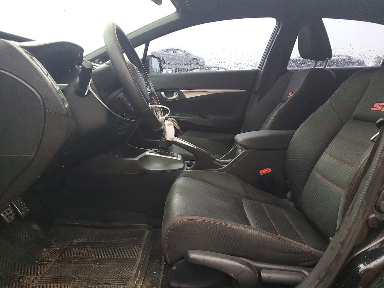 2013 Honda Civic Si Black vin: 2HGFB6E54DH200278