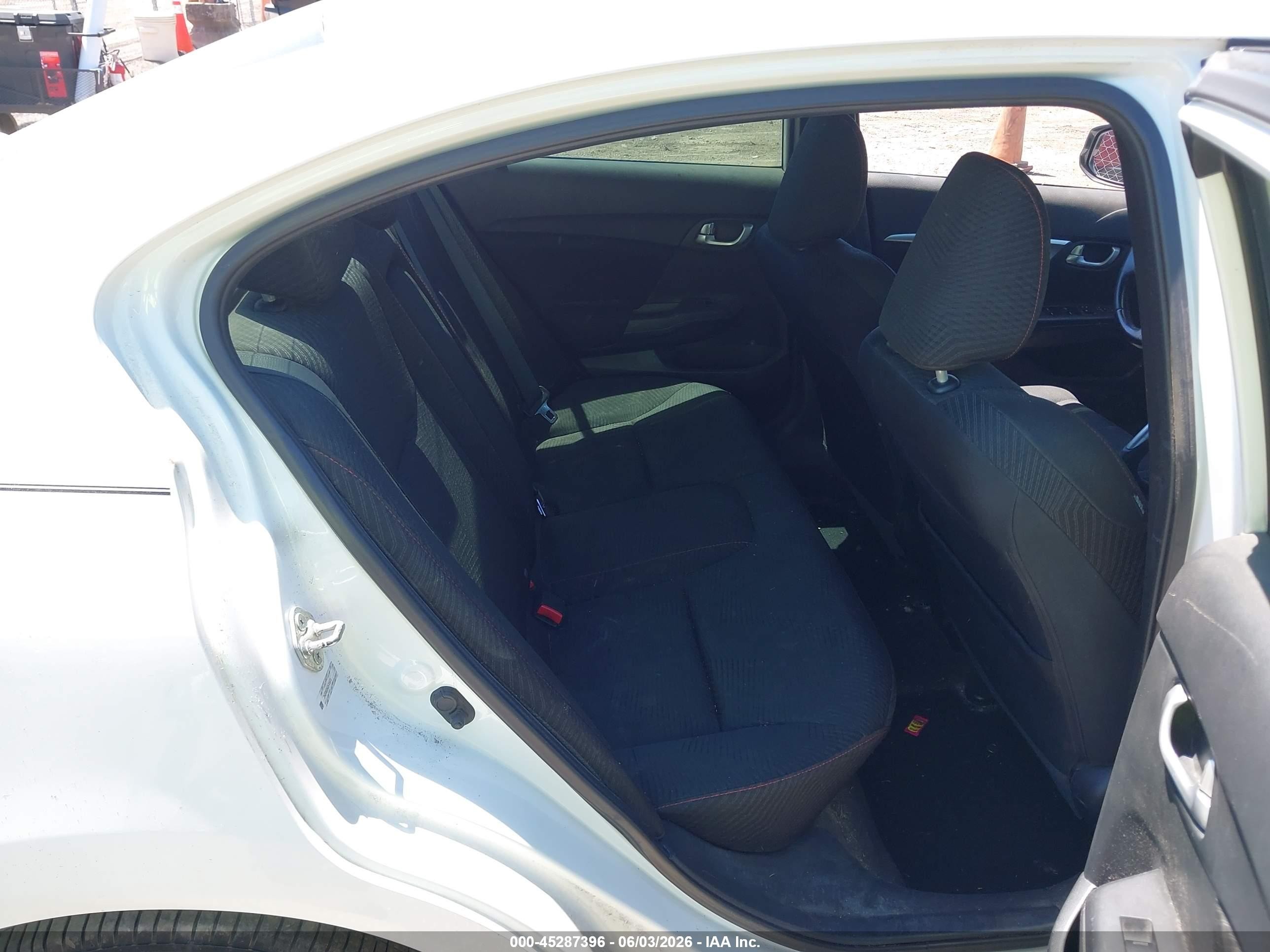 2013 Honda Civic Si White vin: 2HGFB6E54DH705673