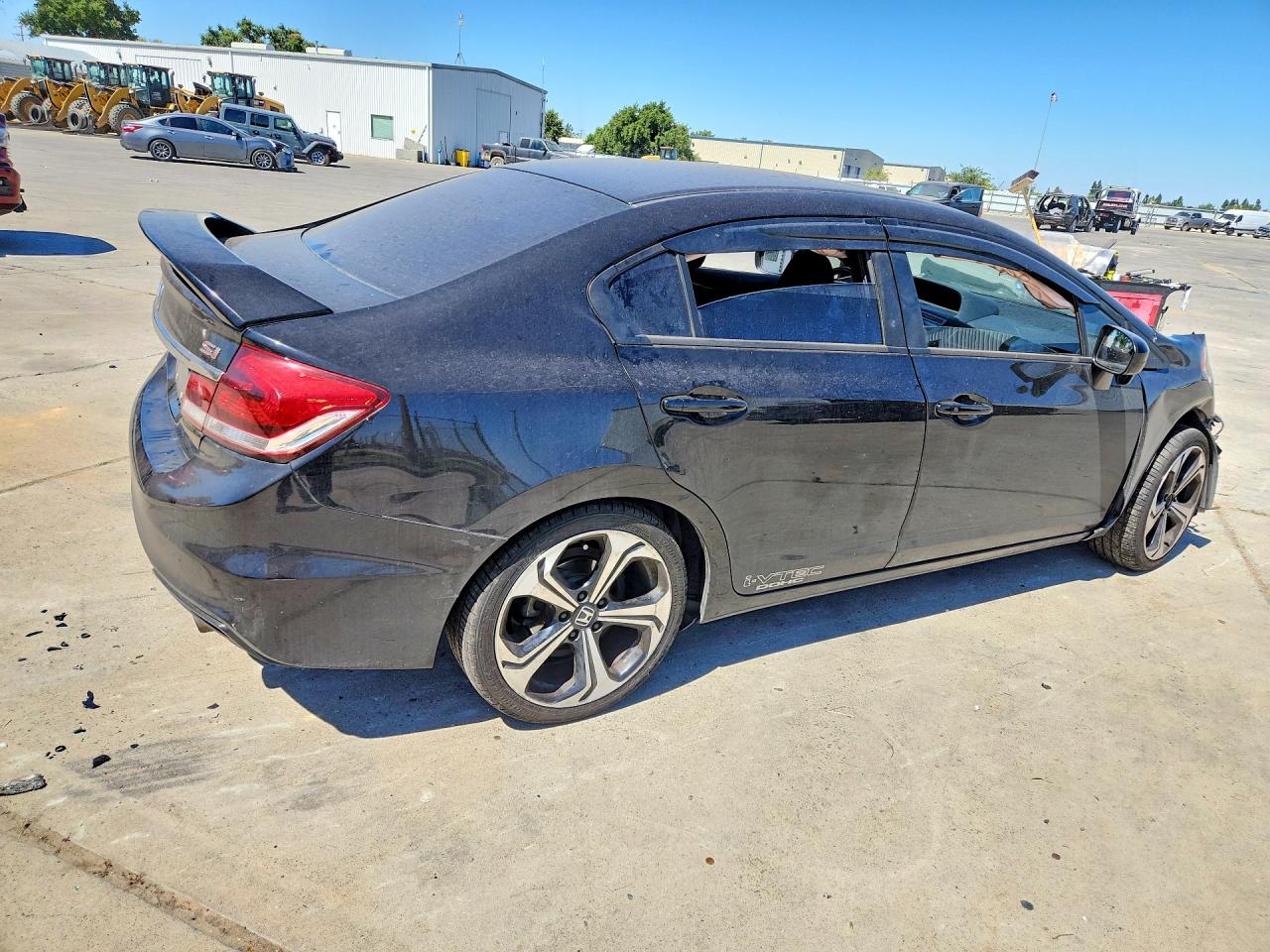 2015 Honda Civic Si Black vin: 2HGFB6E54FH701173