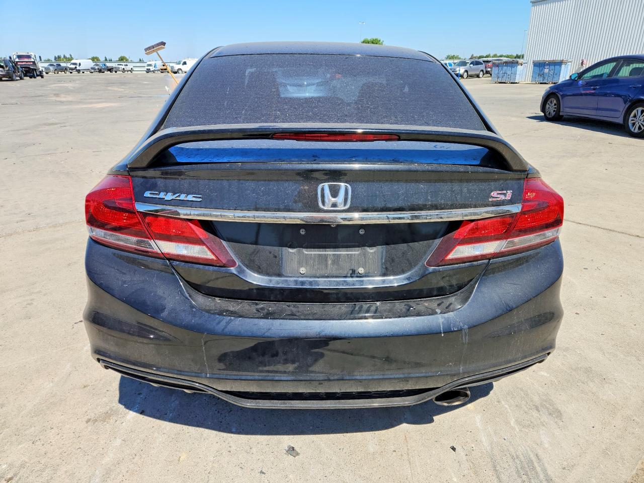 2015 Honda Civic Si Black vin: 2HGFB6E54FH701173