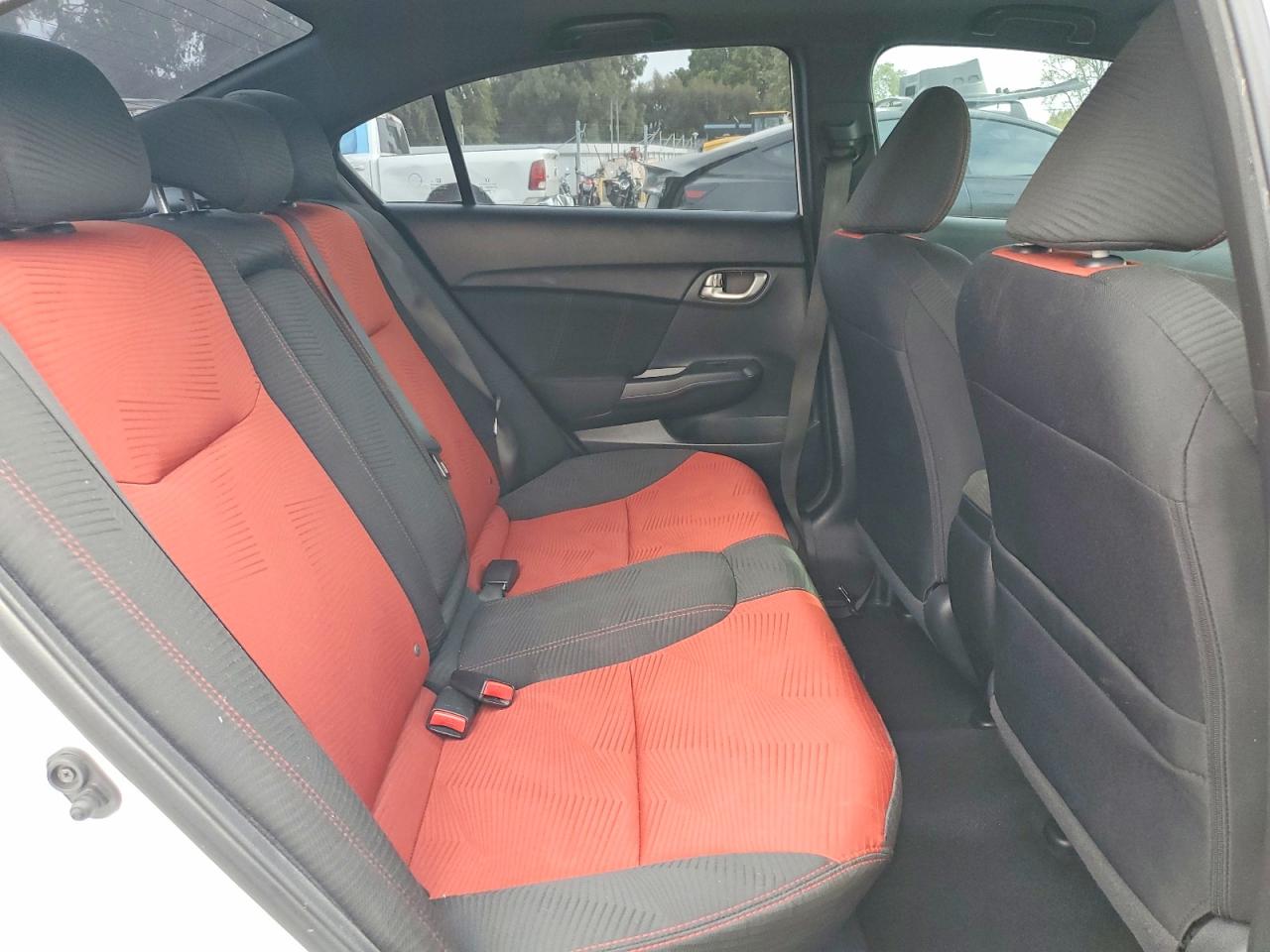 2015 Honda Civic Si White vin: 2HGFB6E54FH709340