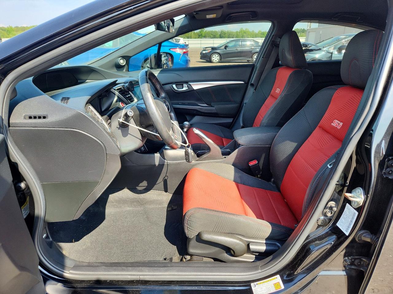 2015 Honda Civic Si Black vin: 2HGFB6E54FH709404