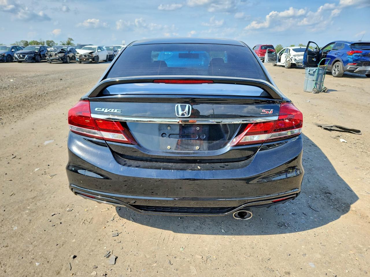 2015 Honda Civic Si Black vin: 2HGFB6E54FH709404