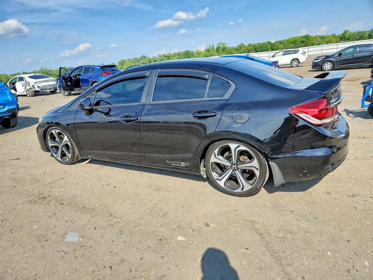 2015 Honda Civic Si Black vin: 2HGFB6E54FH709404