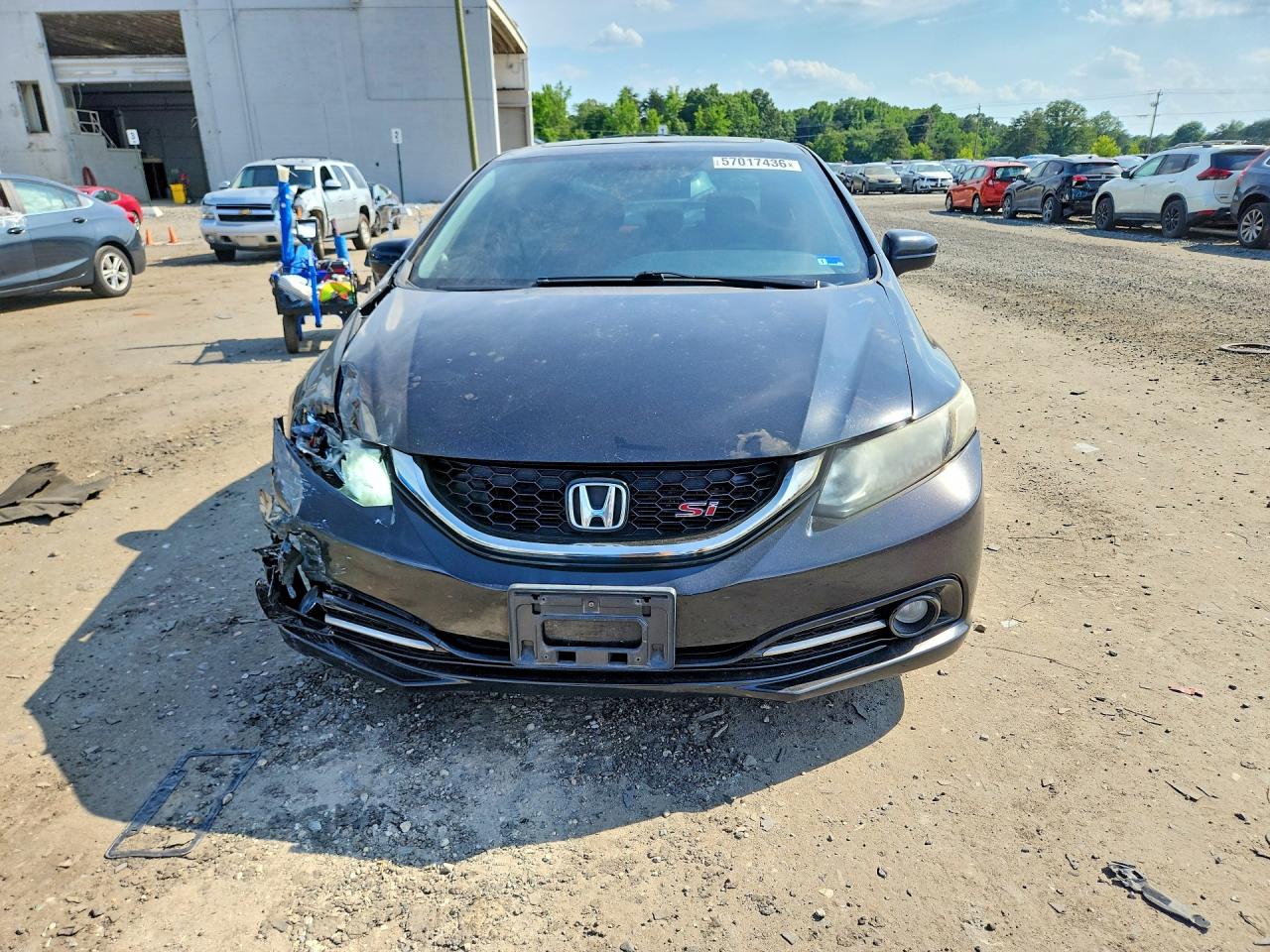 2015 Honda Civic Si Black vin: 2HGFB6E54FH709404