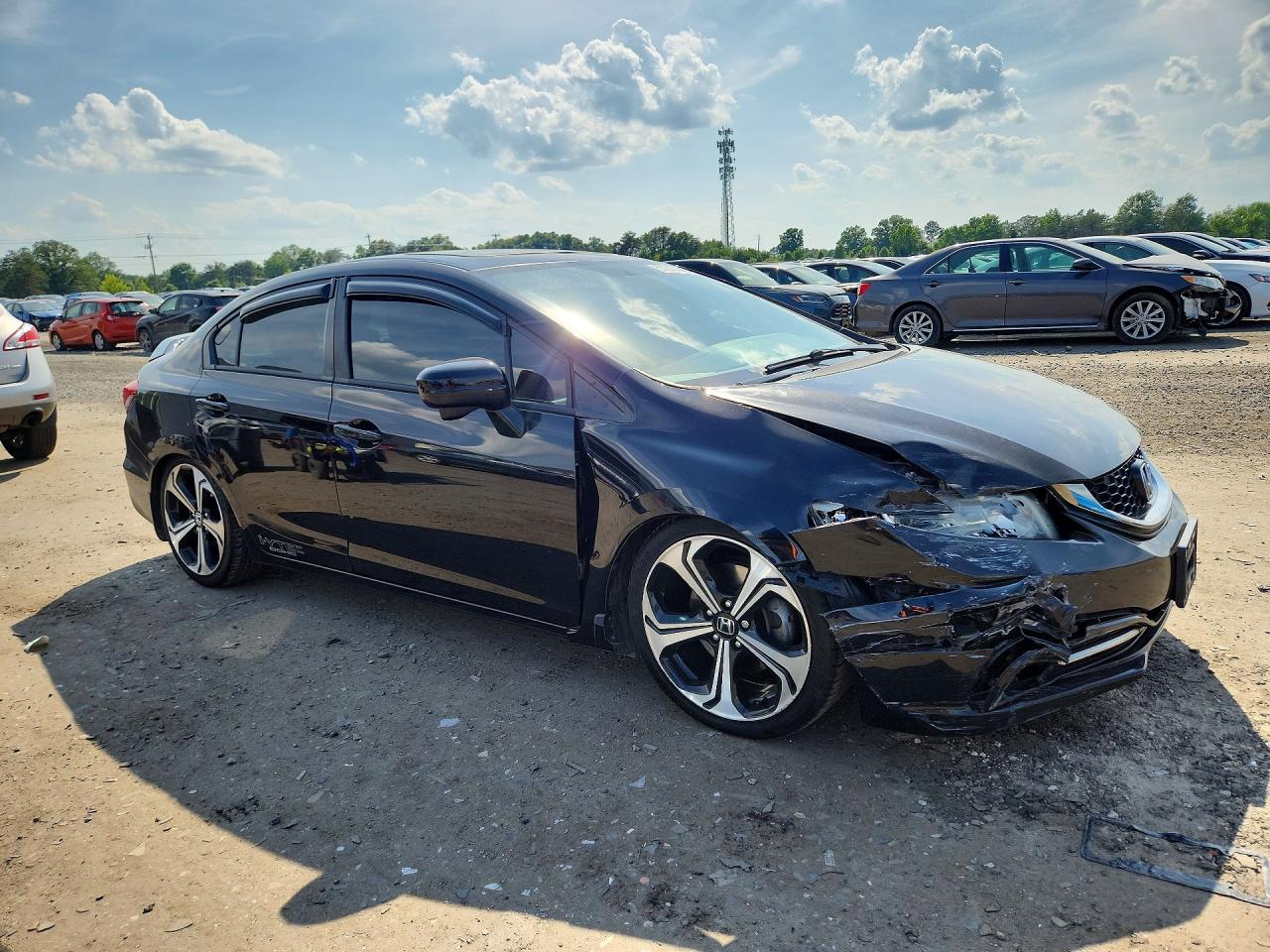 2015 Honda Civic Si Black vin: 2HGFB6E54FH709404