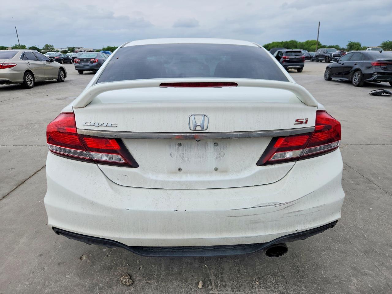 2015 Honda Civic Si Белый vin: 2HGFB6E54FH709936