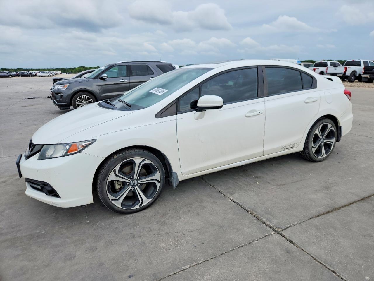 2015 Honda Civic Si Белый vin: 2HGFB6E54FH709936