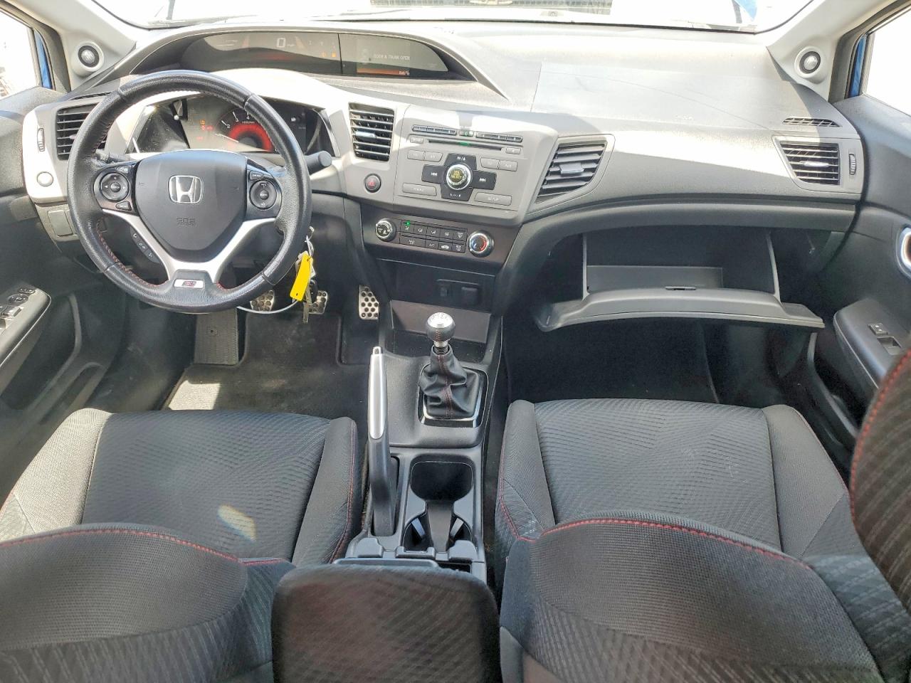 2012 Honda Civic Si Blue vin: 2HGFB6E55CH702571