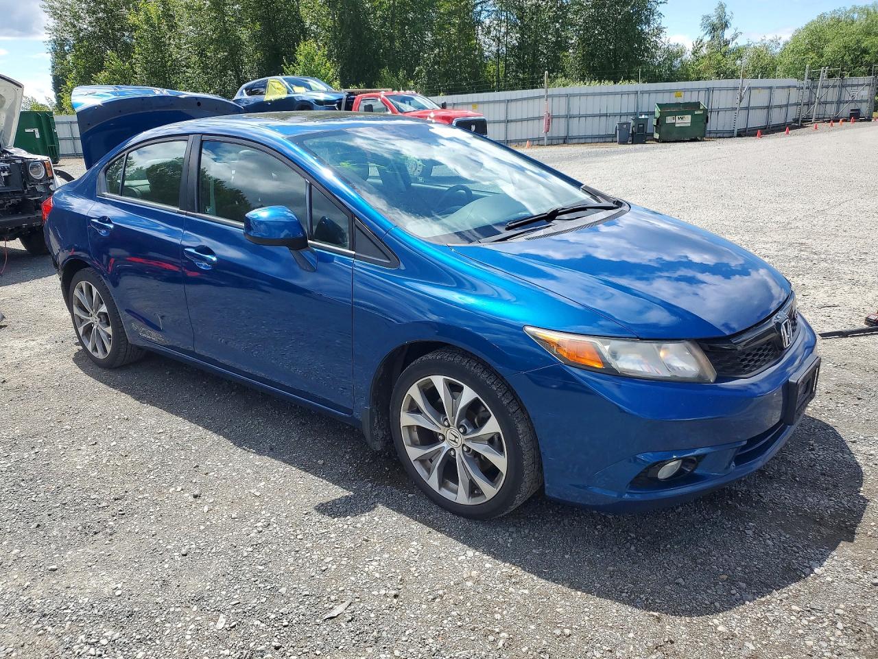 2012 Honda Civic Si Blue vin: 2HGFB6E55CH702571