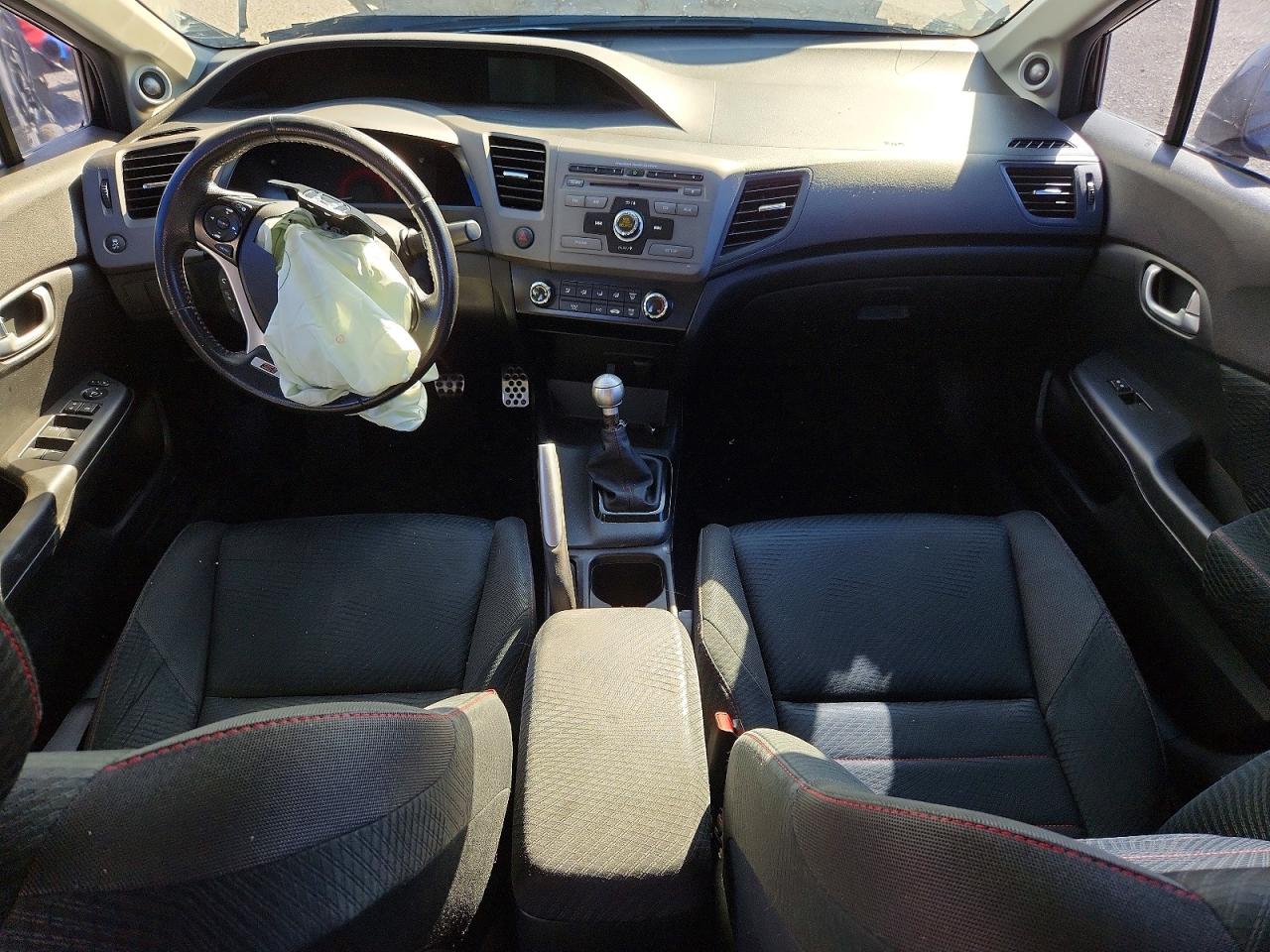 2012 Honda Civic Si Black vin: 2HGFB6E55CH704076