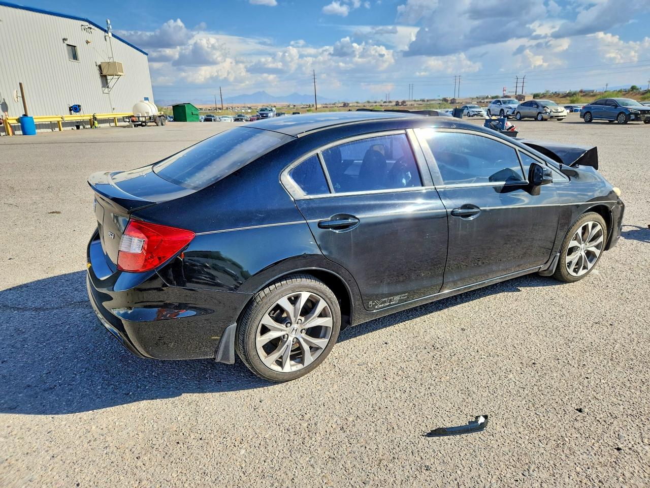 2012 Honda Civic Si Black vin: 2HGFB6E55CH704076