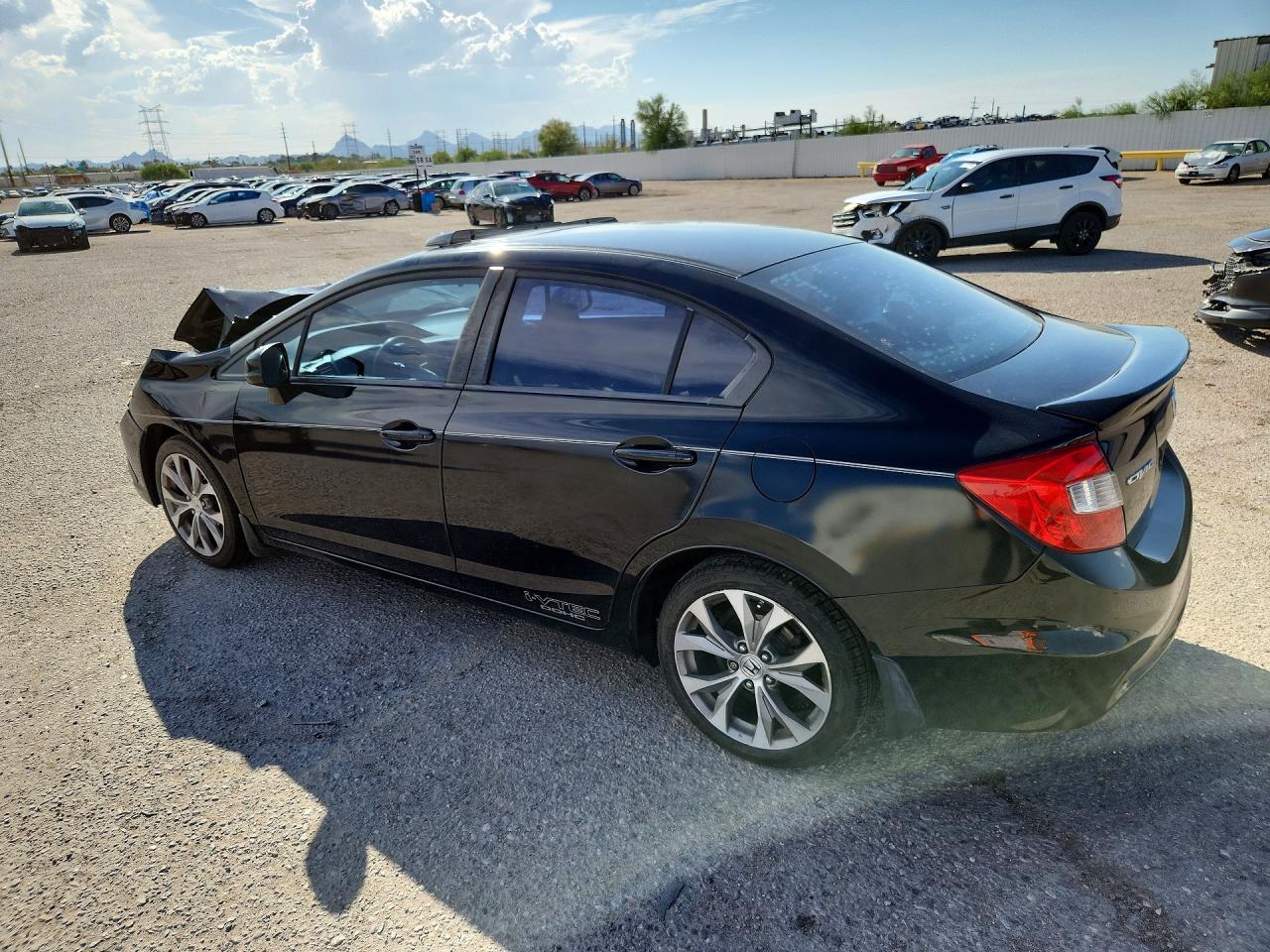 2012 Honda Civic Si Black vin: 2HGFB6E55CH704076