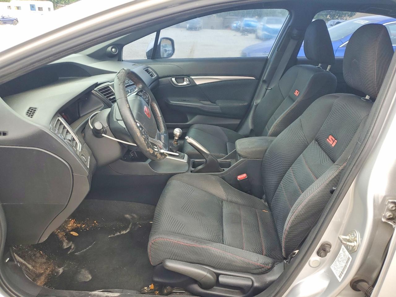 2013 Honda Civic Si Silver vin: 2HGFB6E55DH708842