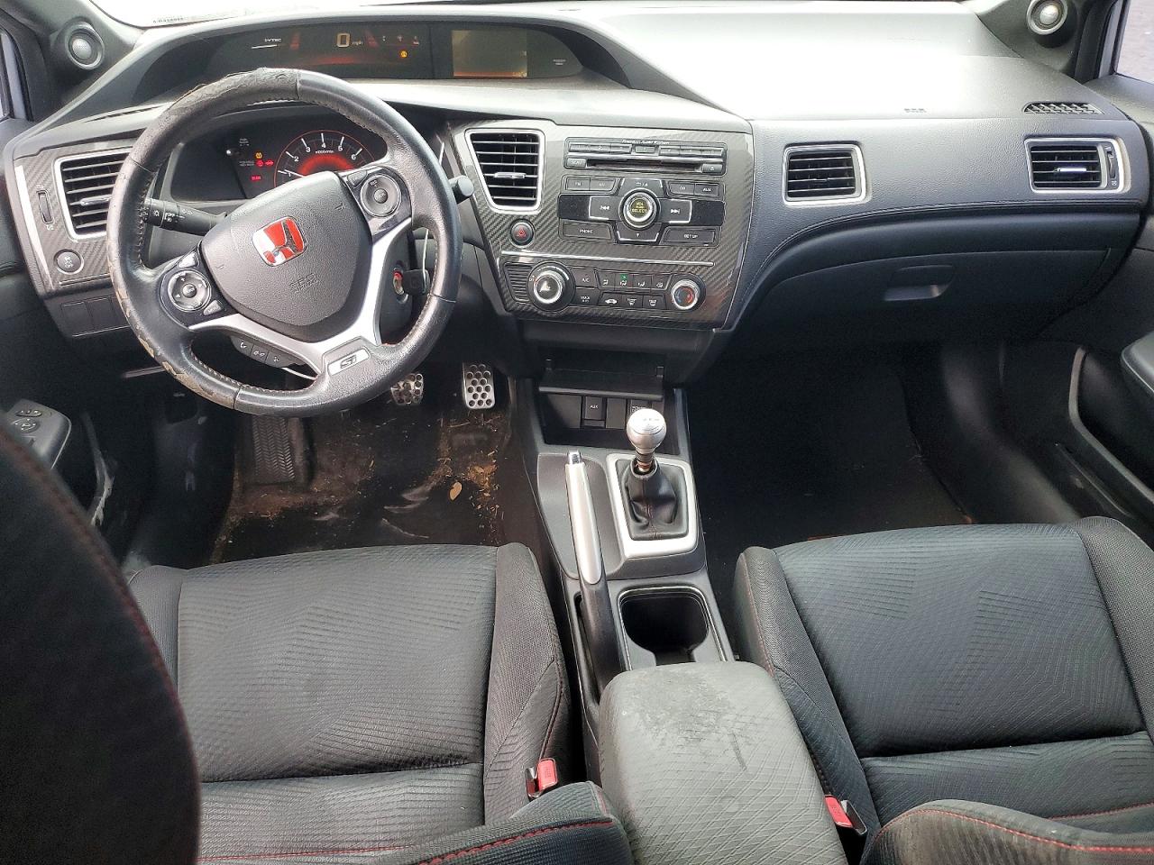 2013 Honda Civic Si Silver vin: 2HGFB6E55DH708842