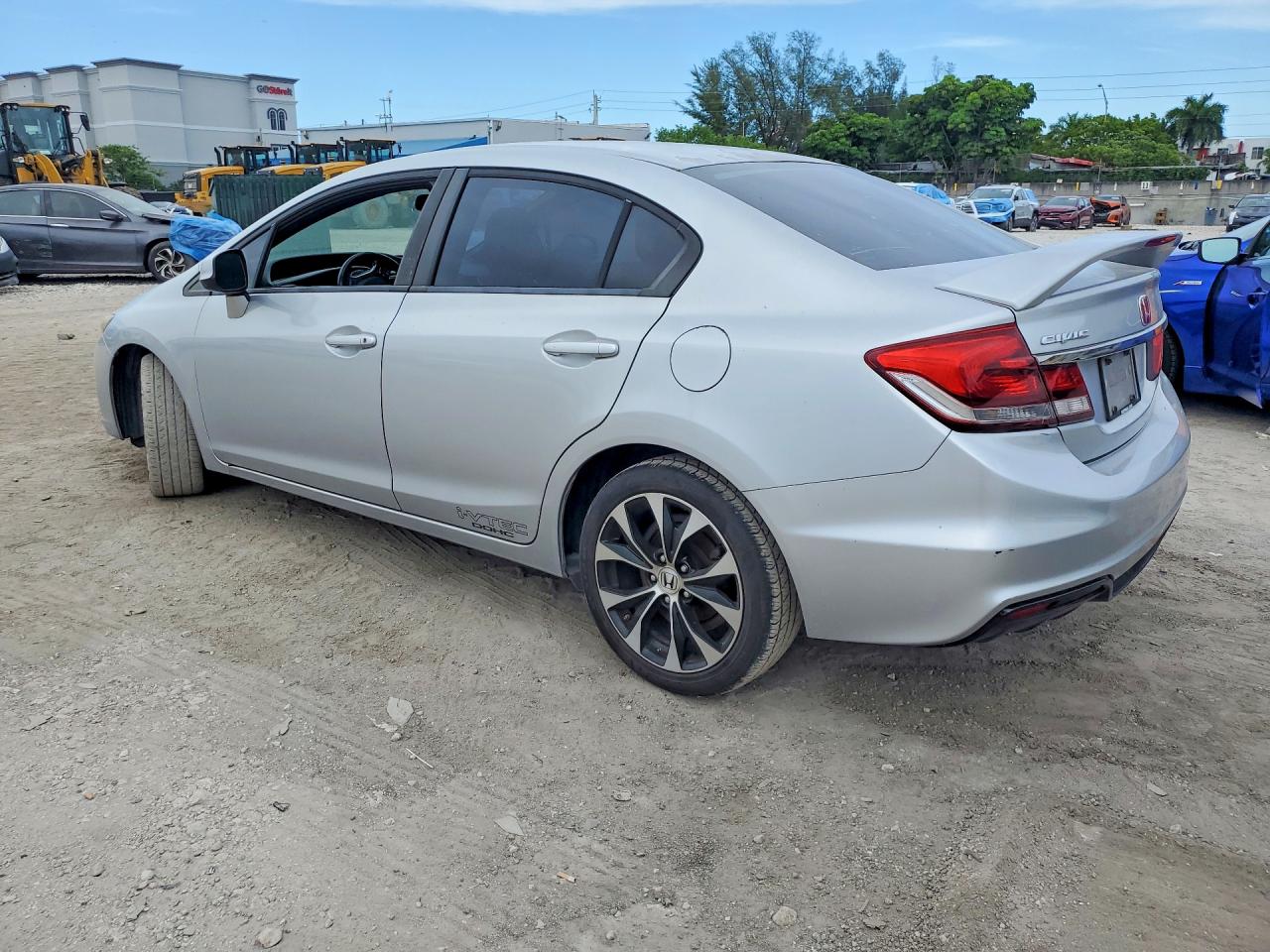 2013 Honda Civic Si Silver vin: 2HGFB6E55DH708842