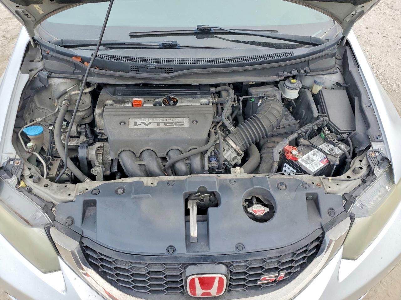2013 Honda Civic Si Silver vin: 2HGFB6E55DH708842