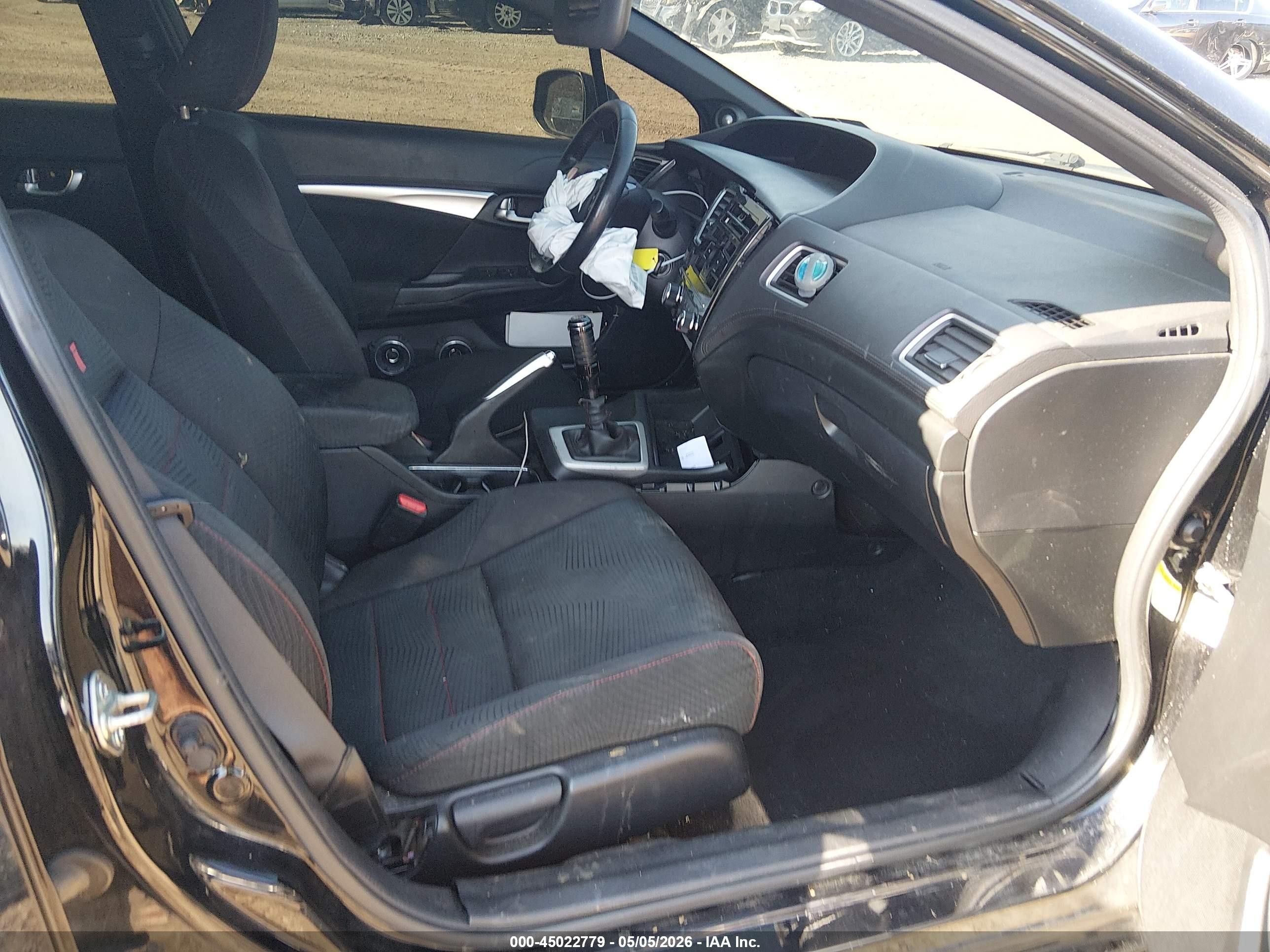 2013 Honda Civic Si Черный vin: 2HGFB6E55DH709196