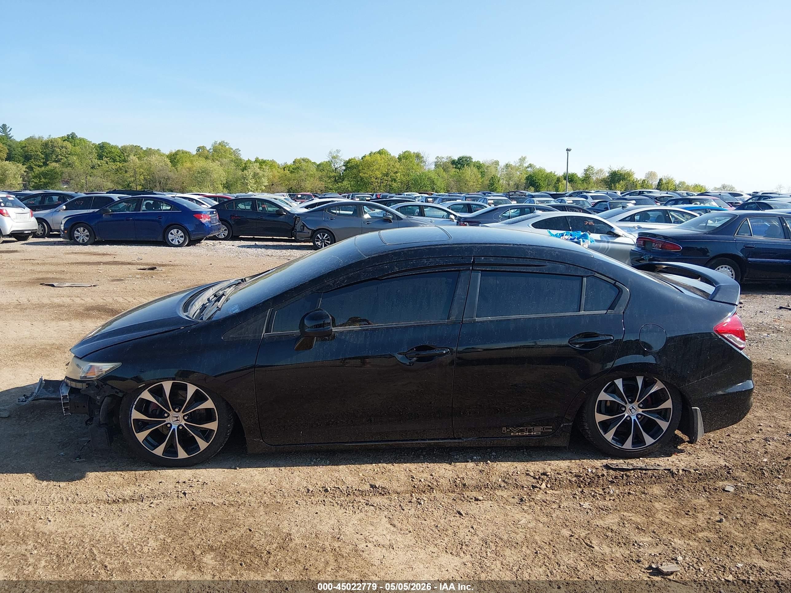 2013 Honda Civic Si Черный vin: 2HGFB6E55DH709196