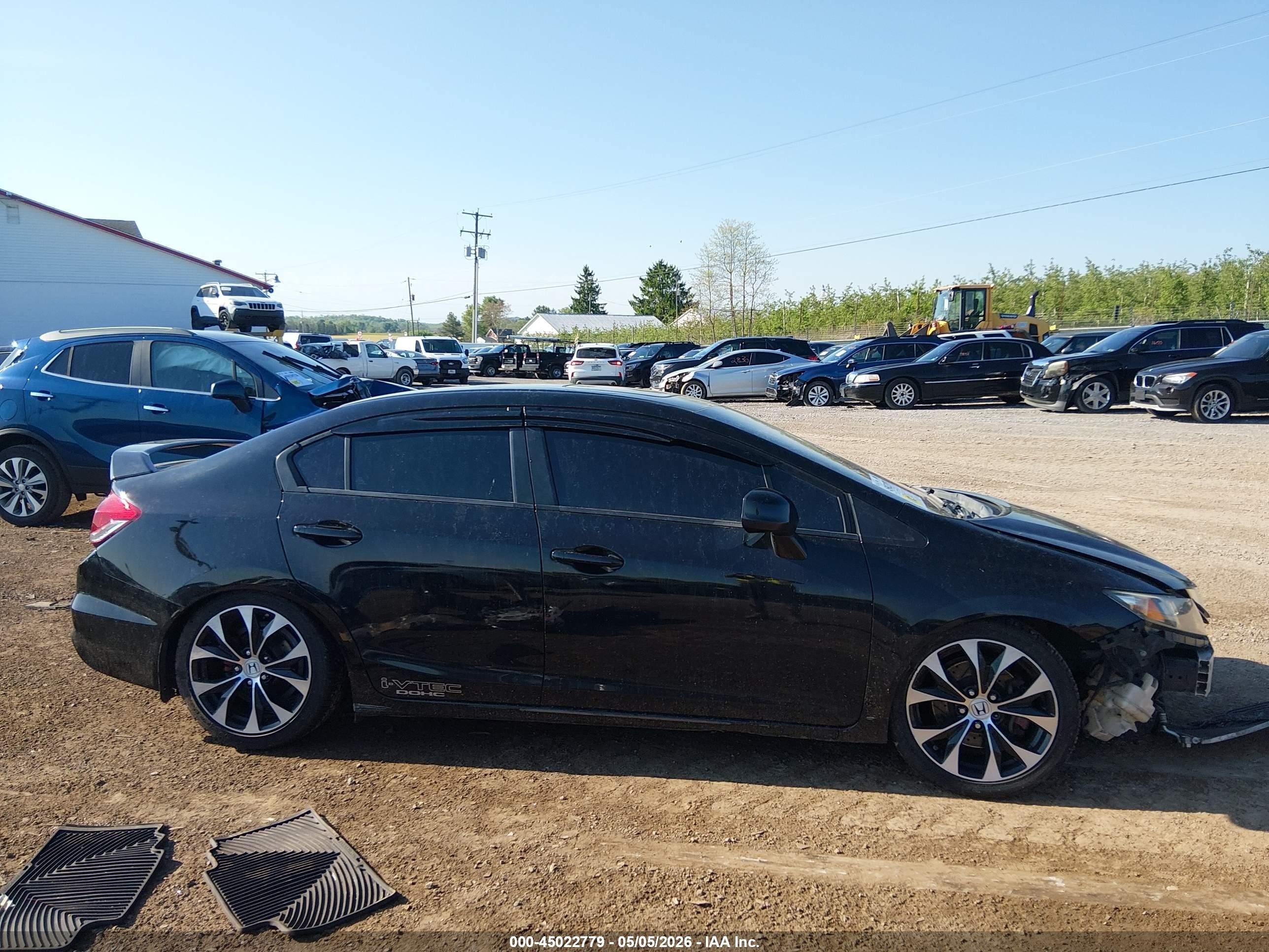2013 Honda Civic Si Черный vin: 2HGFB6E55DH709196