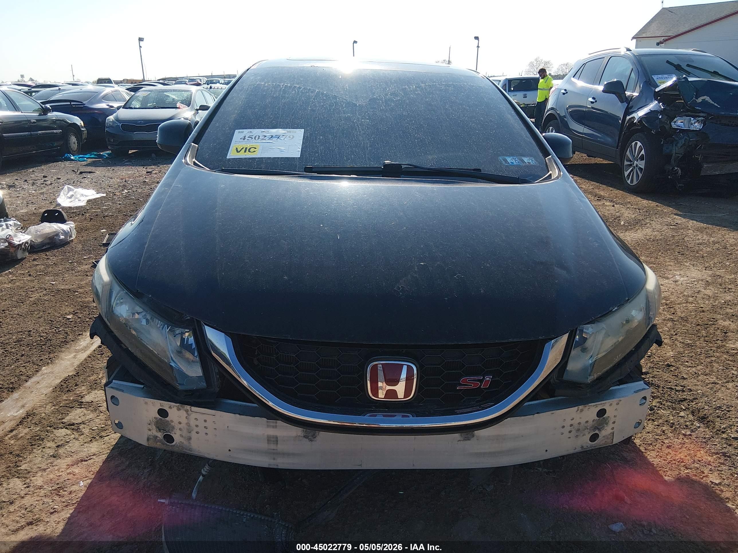 2013 Honda Civic Si Черный vin: 2HGFB6E55DH709196