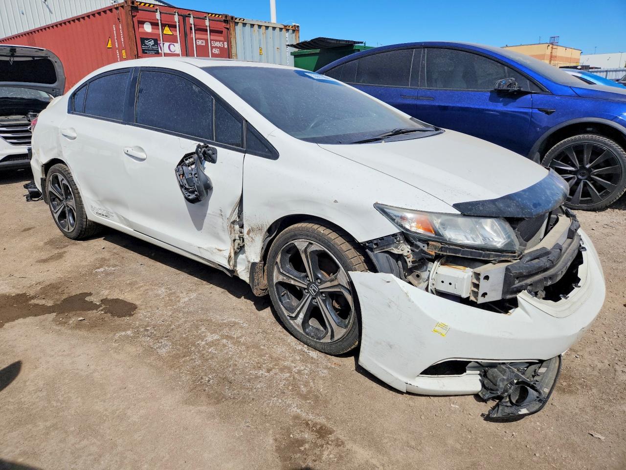 2014 Honda Civic Si Белый vin: 2HGFB6E55EH201005