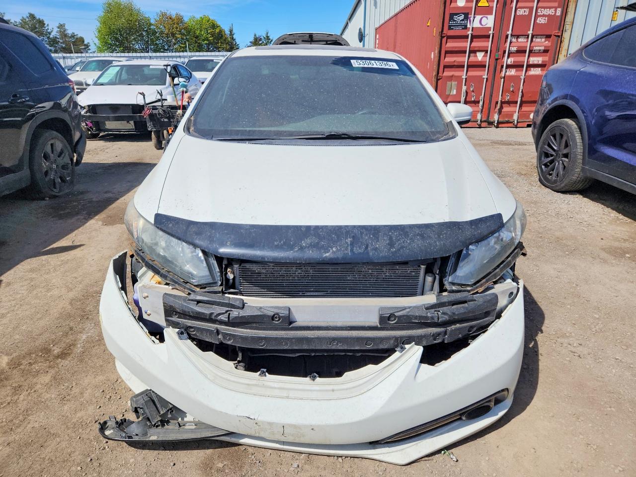 2014 Honda Civic Si Белый vin: 2HGFB6E55EH201005